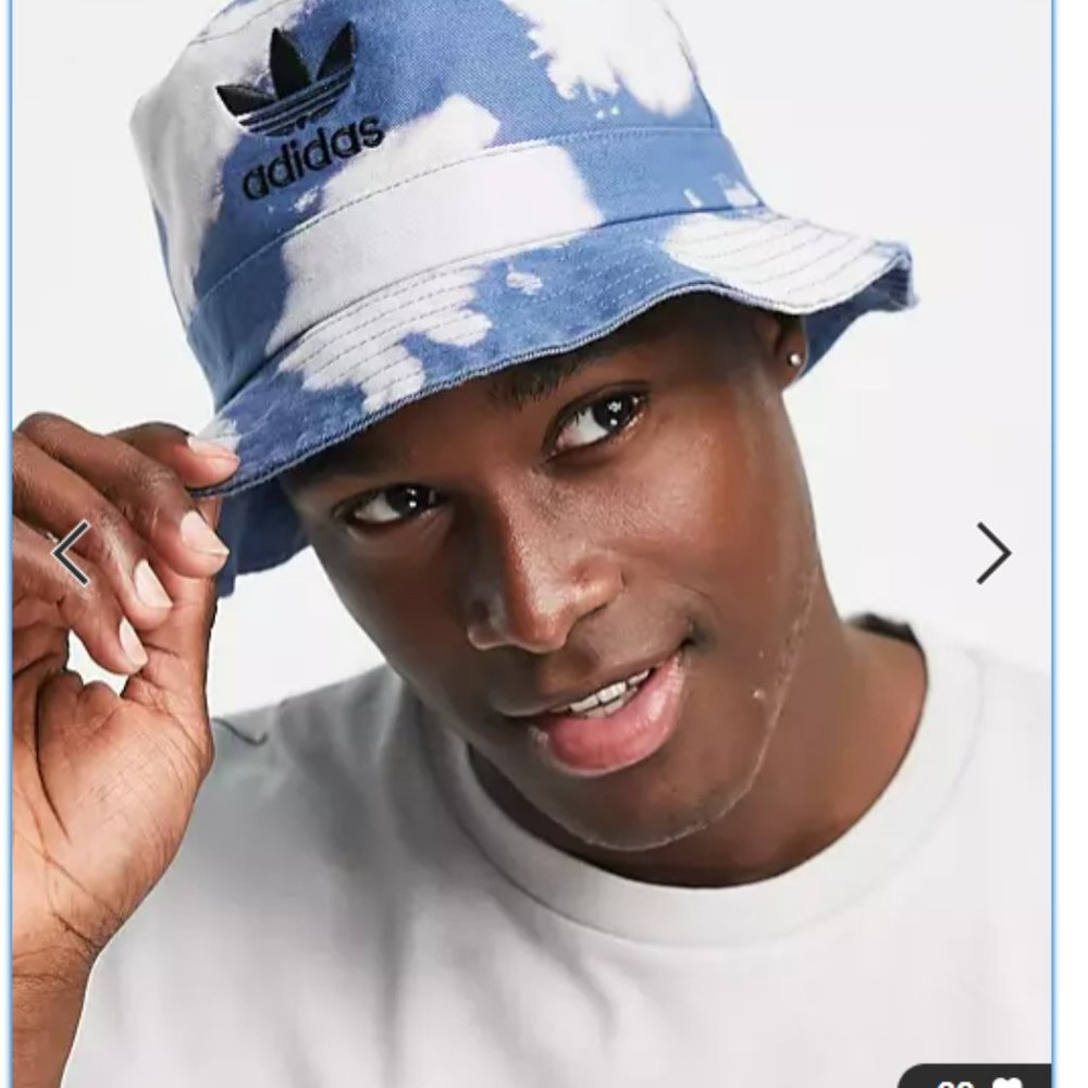 NWT  Adidas Reverse Dye Bucket Hat - Altered Blue EY5564 Cap Clouds- UNISEX